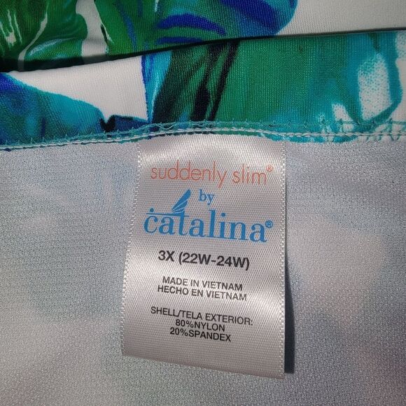 Catalina Nwt suddenly slim 2 piece Bikini Swimsuit 3x - Picture 7 of 12